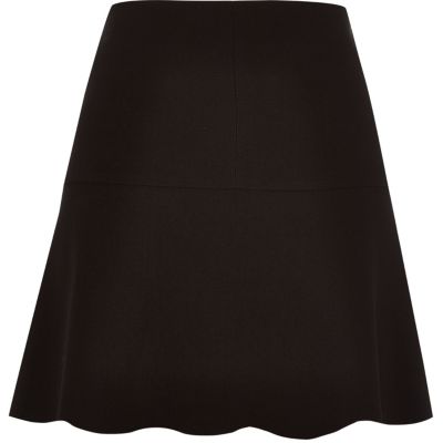 Black flippy skirt